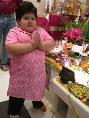印度肥胖症男孩4岁重88斤 胃切除手术后成功瘦身