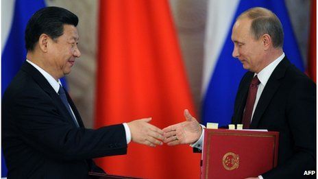 俄罗斯傍上中国对抗西方制裁