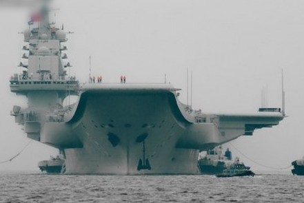 中日军备惊心动魄 中国在秘密建造三艘辽宁舰