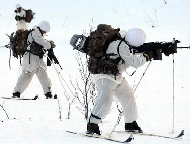 英军士兵赴北极冬训 因气温低于零下20度停训