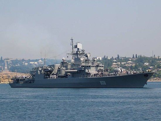 　　乌克兰海军旗舰“格特曼—萨盖达奇内(Hetman Sahaidachny)”号导弹护卫舰。（资料图）