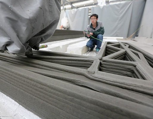 10幢3D打印建筑亮相 建成仅用24小时