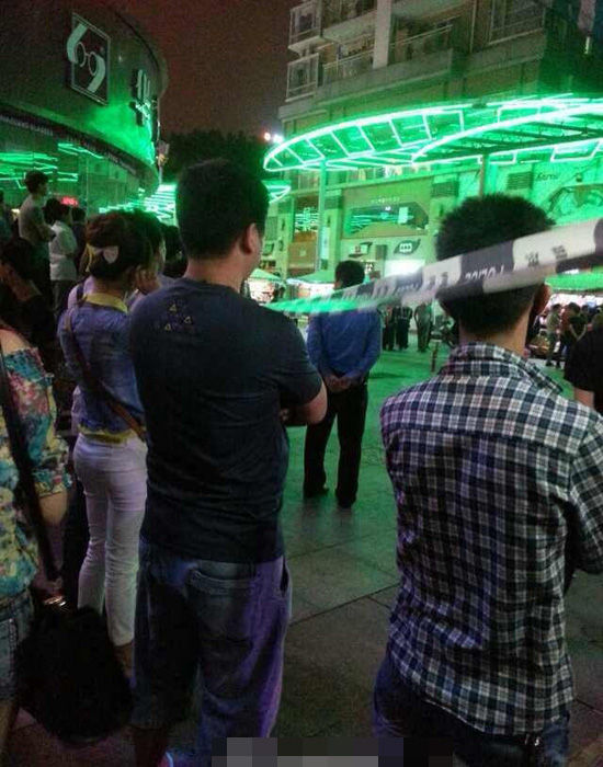 深圳恶性砍人、劫持人质现场