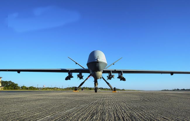 美国空军曝光本土MQ-9死神无人战机基地