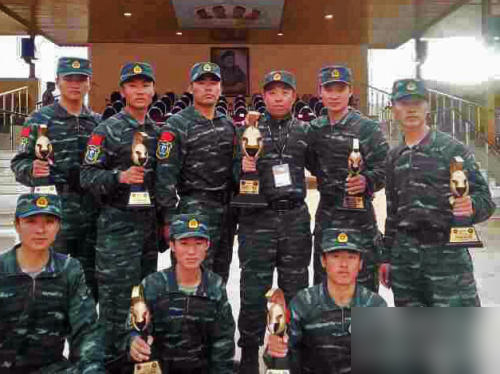 中国3支武警部队约旦参赛 雪豹一举夺冠