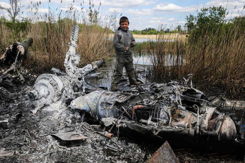 乌克兰军方击落自家直升机