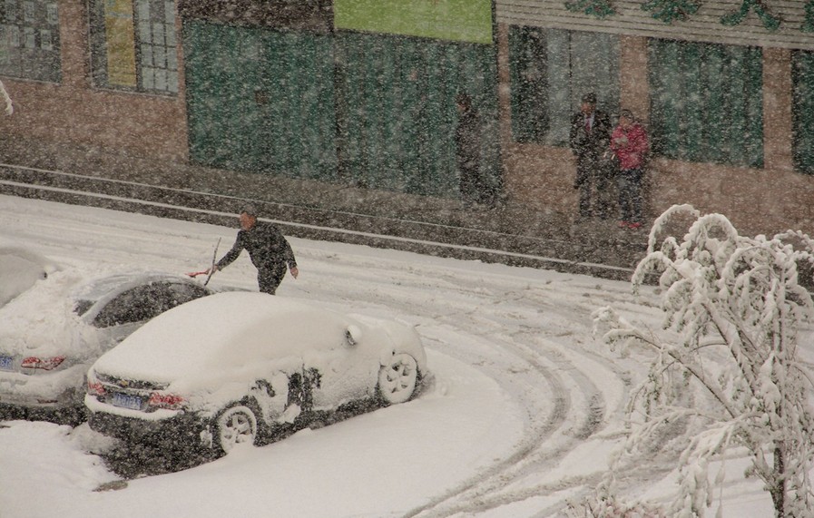 乌鲁木齐四月降大雪如回冬季