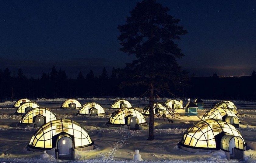 芬兰一冰雪酒店