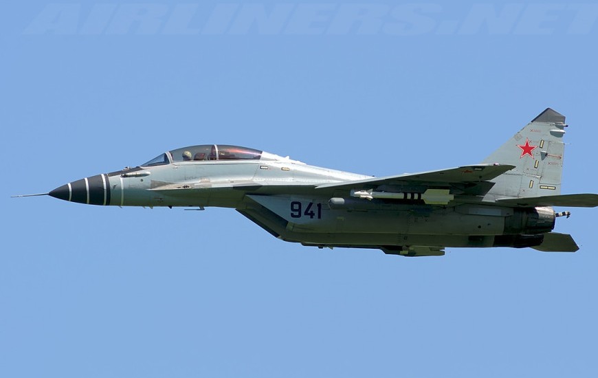 俄海军型米格-29K KUB舰载机下线亮相试飞院