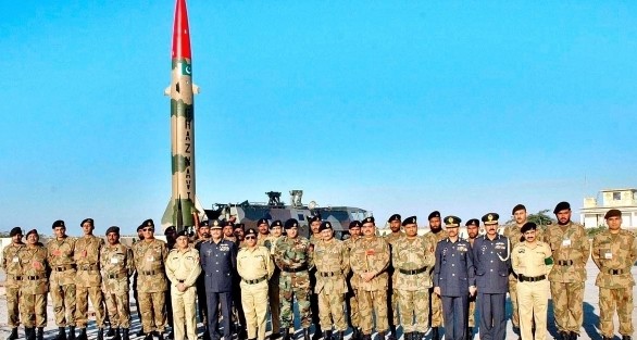 巴基斯坦试射哈特夫3短程导弹 可携带核弹头