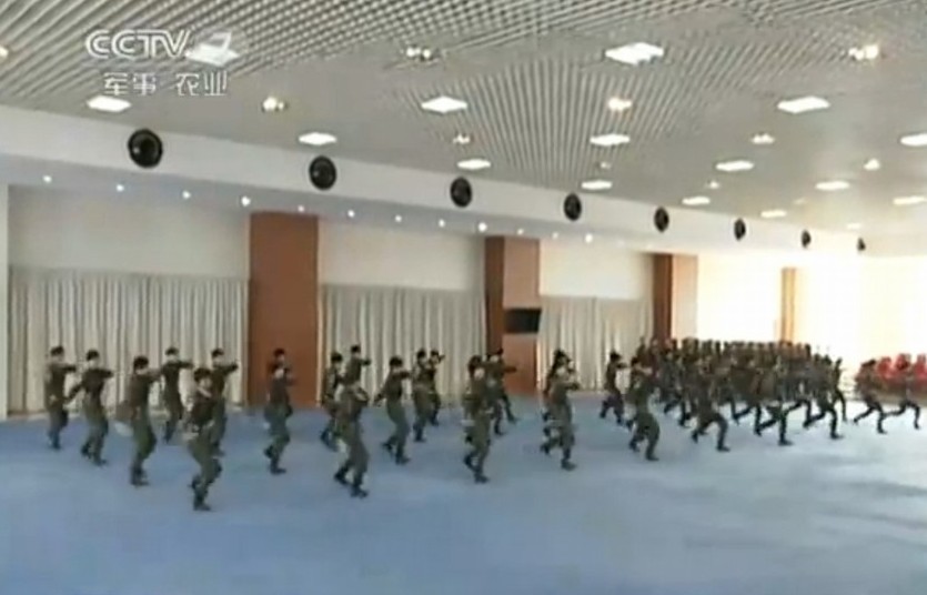 习近平视察武警特战部队并授旗