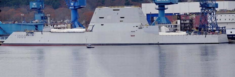 DDG1000战舰表面贴满“瓷砖”