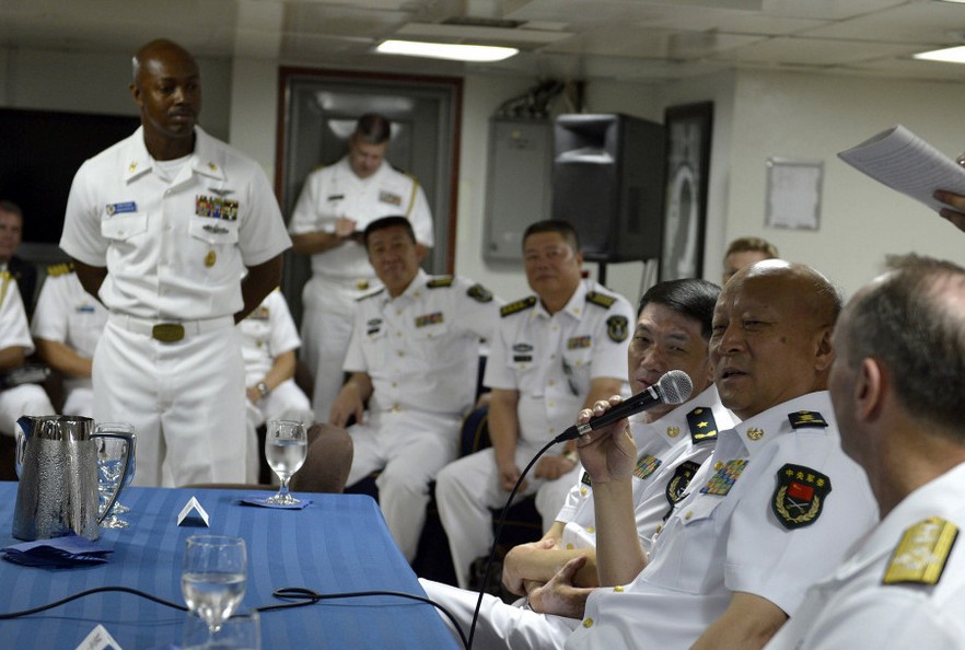 中美两军互相开放的军事重地和装备