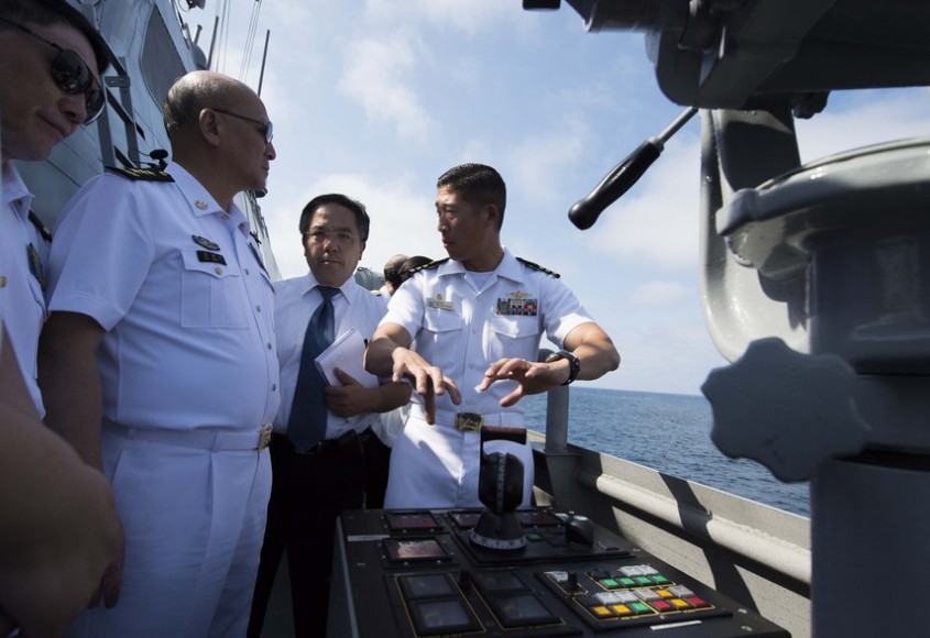 中美两军互相开放的军事重地和装备