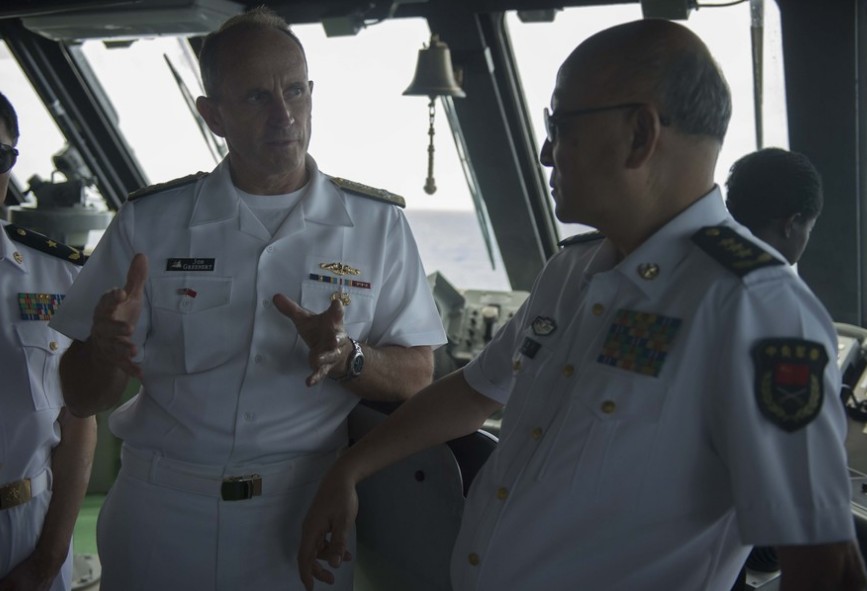 中美两军互相开放的军事重地和装备