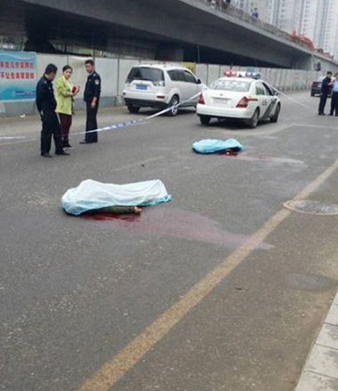 图为事发现场。