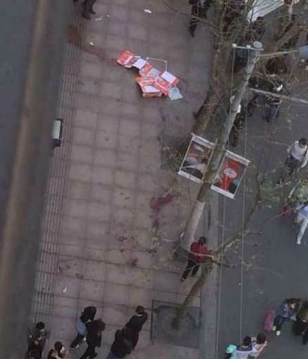 上海南京路发生砍人事件