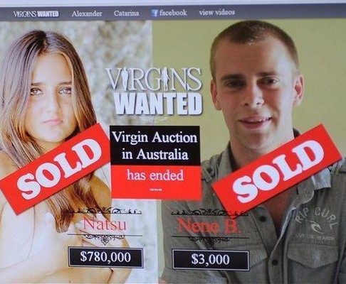 亚历克斯斯捷潘诺夫（Alex Stepanov）：虽然曾和米廖里妮合拍过纪录片《Virgins Wanted》，但斯捷潘诺夫的初夜价格却只是米廖里妮的凤毛麟角，仅拍出2600美元（约合人民币1.6万元）