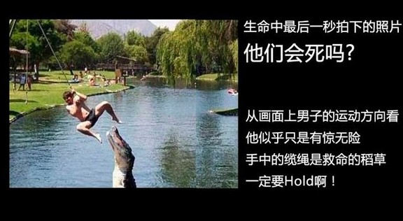 生命最后一秒拍下的照片