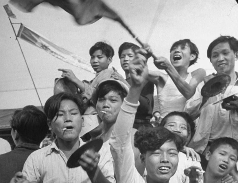 1950年反攻大陆口号下的台湾军民