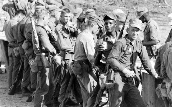 1962年美军关塔那摩基地会餐