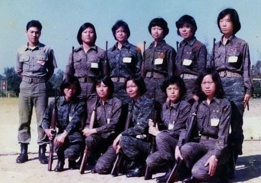 50年代驻守金门的国军女兵