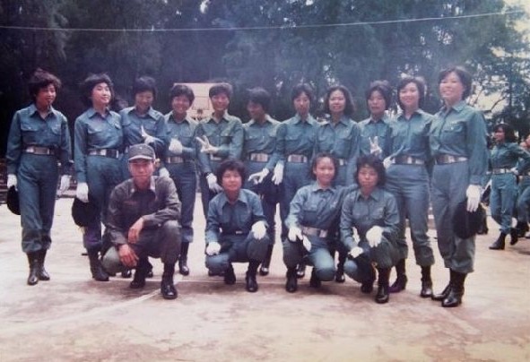 50年代驻守金门的国军女兵
