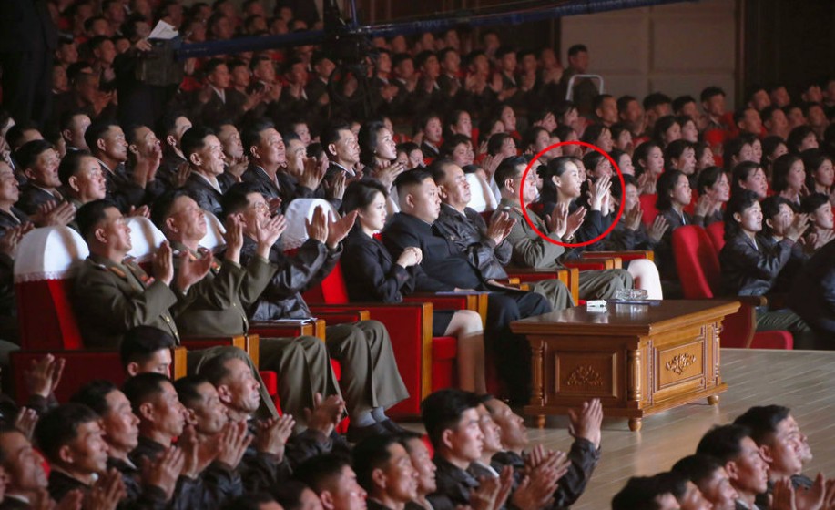 金正恩妹妹金与正观看演出