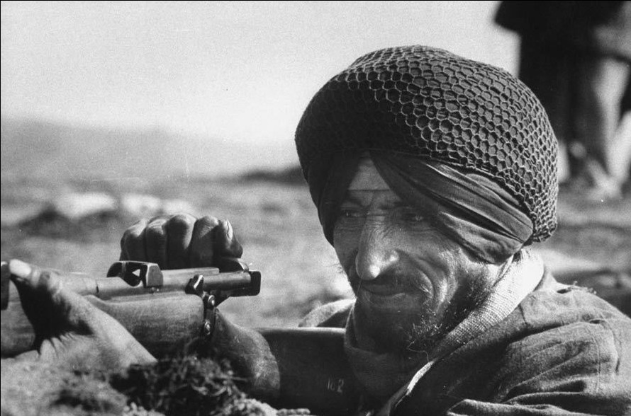 中印战争中的印度士兵