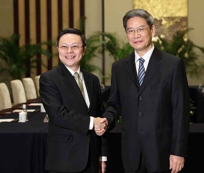 台湾陆委会主委首访大陆