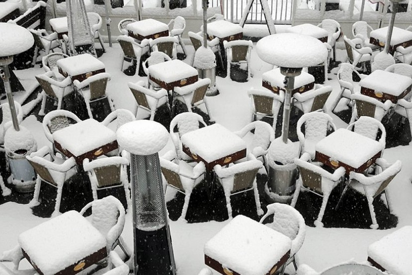 2013年初欧洲遭遇暴雪