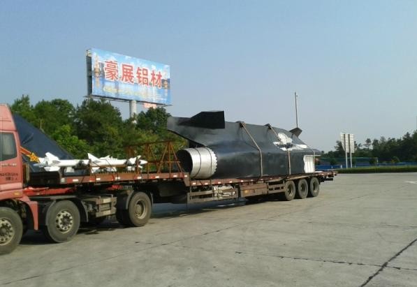 网友拍歼-20上高速被大卸八块