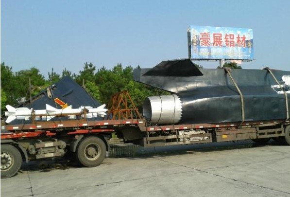 网友拍歼-20上高速被大卸八块